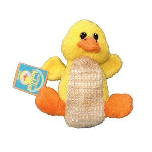 Bath & Body Works Scrubby Buddies NWT Webster Duck Kids Loofah Plush RARE